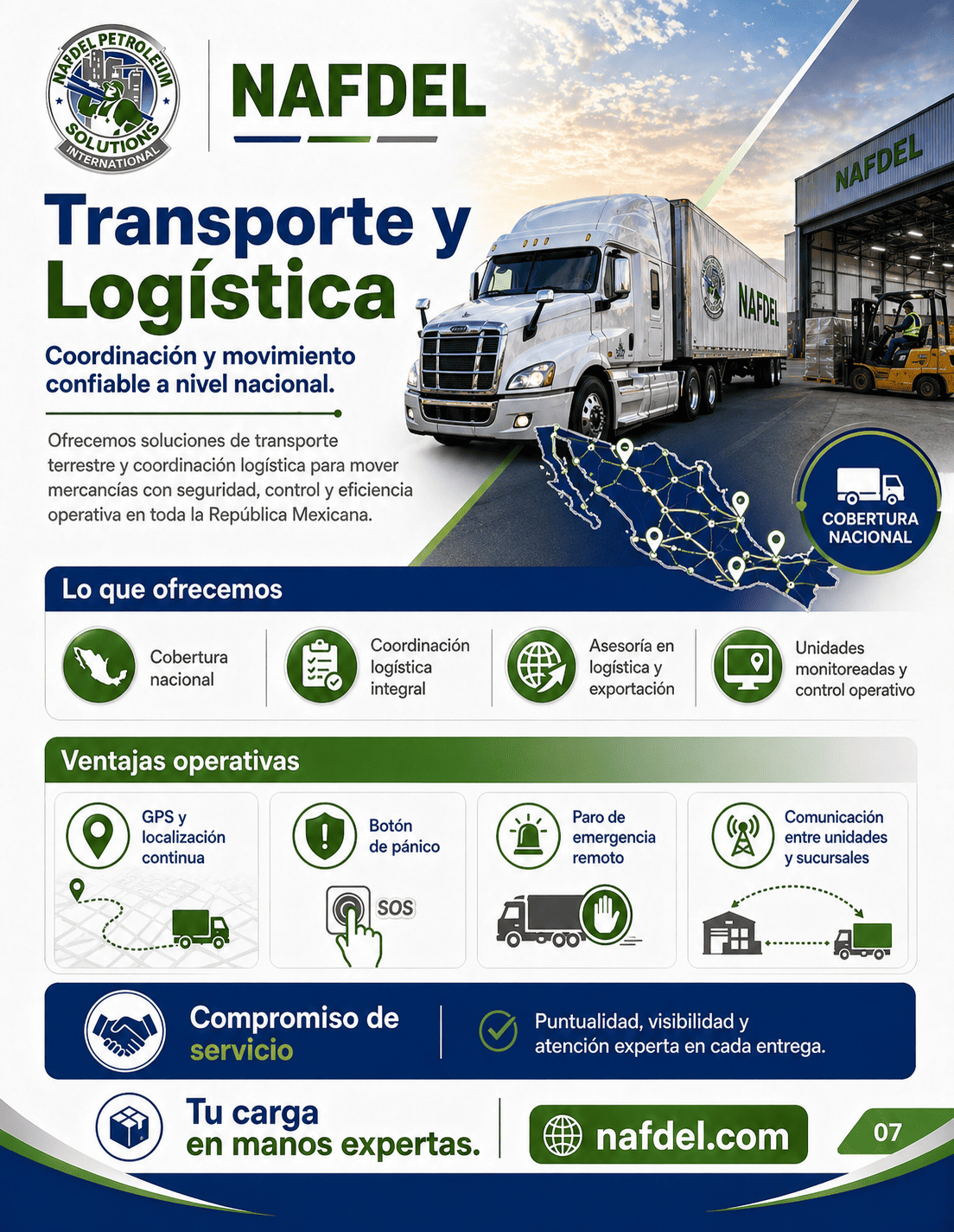 Transporte y logistica NAFDEL
